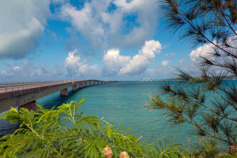 Miyako Island Irabu Bridge Yonaha Maehama beach real photo